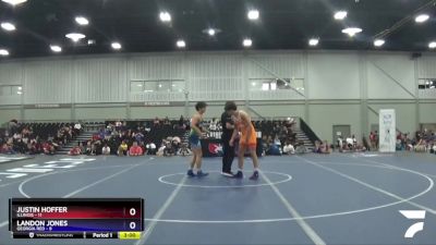 195 lbs Semis & 3rd Wb (16 Team) - Justin Hoffer, Illinois vs Landon Jones, Georgia Red