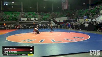 160 lbs Quarterfinal - Harris Mitchell, Vestavia Hills vs KEITH CHRISTEIN, Hoover