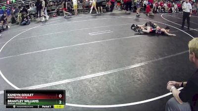 85 lbs Round 3 (6 Team) - Brantley Williams, Kansas Anaconda vs Kamdyn Goulet, North Dakota 1