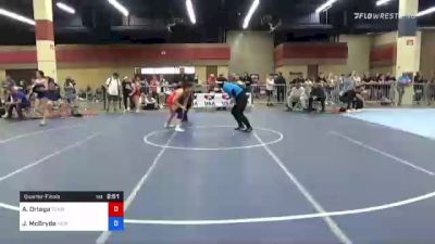 65 kg Quarterfinal - Ashlynn Ortega, Team Tornado Wrestling Club vs Jamilah McBryde, New York