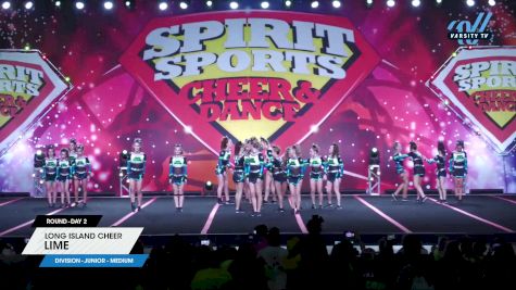 Long Island Cheer - Lime [2024 L3 Junior - Medium Day 2] 2024 Spirit Sports Myrtle Beach Nationals