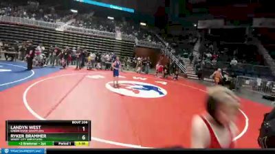 63 lbs Cons. Round 2 - Landyn West, Green River Grapplers vs Ryker Brammer, Windy City Wrestlers