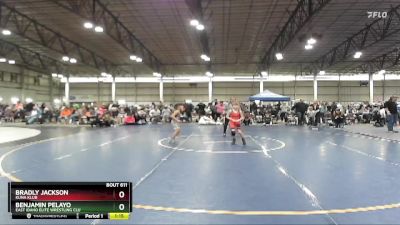 62A Quarterfinal - Benjamin Pelayo, East Idaho Elite Wrestling Clu vs Bradly Jackson, Kuna Klub