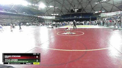 71 lbs Cons. Round 7 - Titus Lehner, Cle Elum Mat Miners Wrestling Club vs Drake Strovink, NWWC