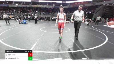 122 lbs Semifinal - Josiah Neri, Badboyz vs Ajay Braddock, CIWC Team Intensity