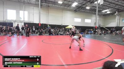 77 lbs Round 3 - Braden Anthony, CTC vs Grant Everett, Phase3 Lab School Wrestling