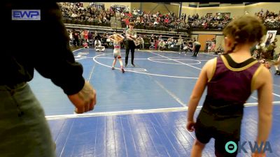 58 lbs Rr Rnd 1 - Piper Shelton, Oklahoma Wrestling Academy vs Tatum Howell, Mannford Pirate Youth Wrestling