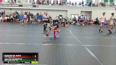 72 lbs Semis & 1st Wrestleback (8 Team) - Quinten De Jesus, Elite Misfits vs Benton Bassett III, West Forsyth WC