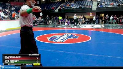 4A-138 lbs Quarterfinal - Braydon Bowen, Troup vs Jake Kennedy, Lovett School