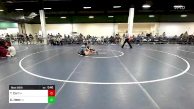 120 lbs Consi Of 16 #2 - Trevor Carl, PA vs Randal Reed, OH