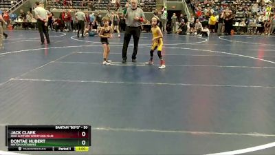 50 lbs Cons. Round 1 - Dontae Hubert, Hinton Mathawks vs Jack Clark, High Altitude Wrestling Club