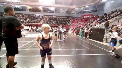 90-105 lbs Quarterfinal - John (JD) Ferguson, Pawhuska Elks Takedown vs David Collom, Pryor Tigers