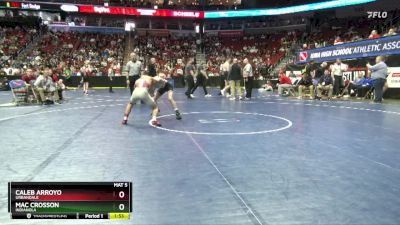 3A-113 lbs Cons. Round 5 - Caleb Arroyo, Urbandale vs Mac Crosson, Indianola