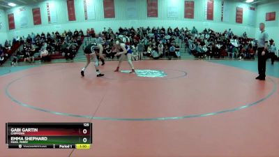 125 lbs Semifinal - Gabi Gartin, Chippewa vs Emma Shephard, Mass. Perry