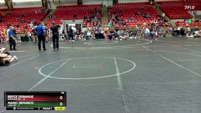 76 lbs Round 2 (4 Team) - Bryce Donahue, Donahue WA vs Mario Demarco, Lake WC