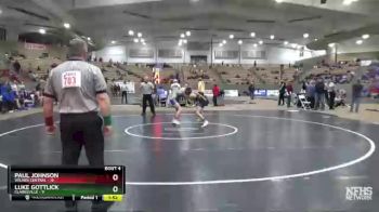 113 lbs Quarterfinals (8 Team) - Luke Gottlick, Clarksville vs Paul Johnson, Wilson Central