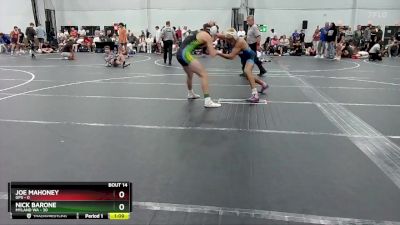 132 lbs Round 4 (8 Team) - Joe Mahoney, GPS vs Nick Barone, Myland WA