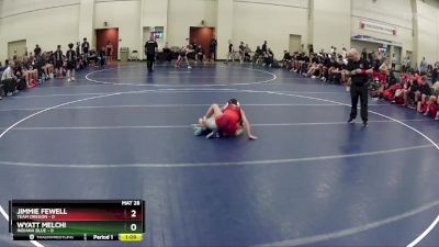 75 lbs Quarterfinals (8 Team) - Jimmie Fewell, Team Oregon vs Wyatt Melchi, Indiana Blue