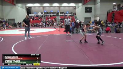 65 lbs Cons. Semi - Spence Wilson, Alexander City Youth Wrestling vs Ryan Hughes, Gulf Coast Wrestling Club