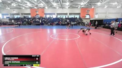 125 lbs Cons. Round 3 - Uriah Morris, Pitt-Bradford vs Cosmo Damiani, Ithaca