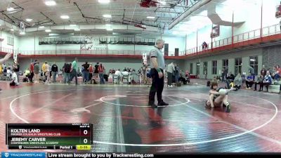 80 lbs 1st Place Match - Jeremy Carver, Contenders Wrestling Academy vs Kolten Land, Maurer Coughlin Wrestling Club