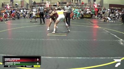 130 lbs Round 1 (6 Team) - Connor Roach, MO Outlaws vs Owen Kimmons, Beast Mode WA