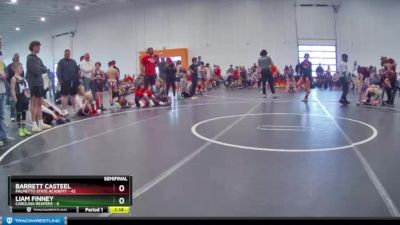 80 lbs Semis (4 Team) - Barrett Casteel, Palmetto State Academy vs Liam Finney, Carolina Reapers