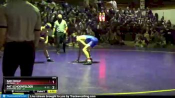 174 lbs Pat Schoenfelder, Northern Iowa vs Sam Wolf, Air Force