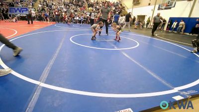 40 lbs Final - Reno Ramos, Team Tulsa Wrestling Club vs Kimber Russell, Salina Wrestling Club