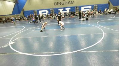 66 lbs Cons. Semi - Wyatt Jordan, Ravage vs Axle Reary, Uintah Wrestling