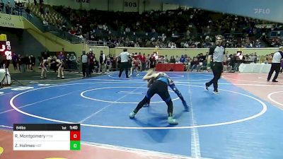 84 lbs Round Of 64 - Ryder Montgomery, Pryor Tigers Wrestling vs Zayde Holmes, Hobart