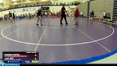 145 lbs Champ. Round 1 - Andrew Mathis, Bloomington South Wrestling Club vs Luke Reid, Region Wrestling Academy