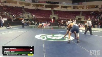 5A 215 lbs Cons. Round 2 - Harris Mbueha, Cleveland vs Gabriel Rios, Atrisco Heritage Academy