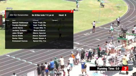 Youth Men's 400m Hurdles, Prelims 5 - Age 17-18