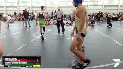 120 lbs Round 2 (4 Team) - Ben Murphy, The Wrestling Mill vs Tyson Kronenberger, Forge