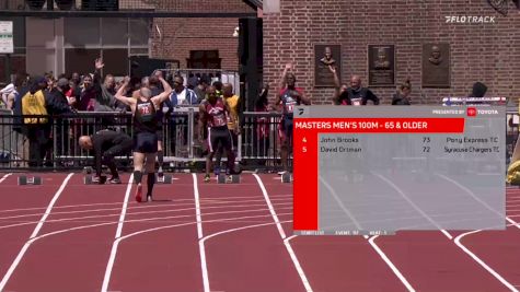 Masters Men's 100m, 65 & Older