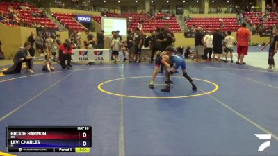 67 lbs 3rd Place Match - Brodie Harmon, OK vs Levi Charles, IA