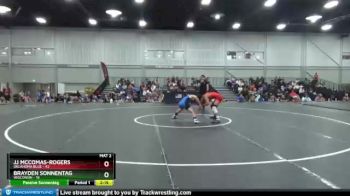 126 lbs Placement Matches (8 Team) - JJ McComas-Rogers, Oklahoma Blue vs Brayden Sonnentag, Wisconsin