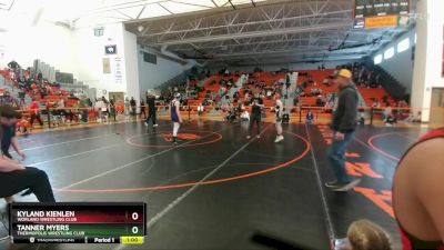 82-86 lbs 1st Place Match - Kyland Kienlen, Worland Wrestling Club vs Tanner Myers, Thermopolis Wrestling Club