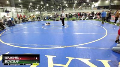 50 lbs Finals (2 Team) - Bentley Ishuin, BELIEVE TO ACHIEVE vs Jude Navarro, GREAT NECK WC - GREEN