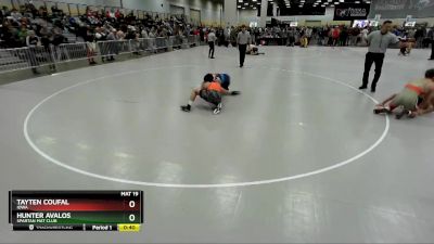 132 lbs Cons. Round 7 - Tayten Coufal, Iowa vs Hunter Avalos, Spartan Mat Club