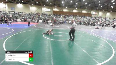 65 lbs Consi Of 8 #2 - David Rials, Spanish Springs WC vs Deegan Clark, Middletown Wc