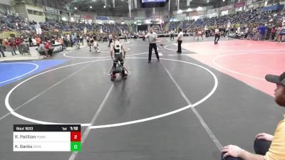 75 lbs Semifinal - Rocco Palillian, Pomona Elite vs Keaton Banks, Dove Creek Bulldogs