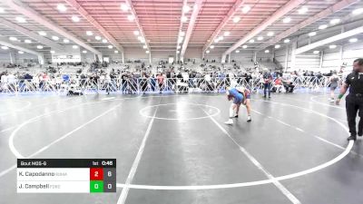 80 lbs Rr Rnd 3 - Kyle Capodanno, Roman Legion vs Jacob Campbell, Force Wrestling Club