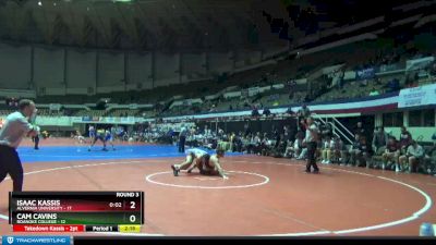 197 lbs Round 3 (3 Team) - Isaac Kassis, Alvernia University vs Cam Cavins, Roanoke College