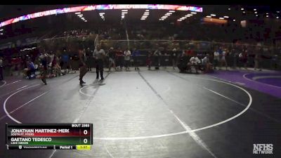 2A 132 lbs 5th Place Match - Gaetano Tedesco, Lake Gibson vs Jonathan Martinez-Mercado, South Ft. Myers