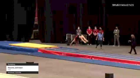 Kayne Johnson - Tumbling, TEG - 2021 USA Gymnastics Championships