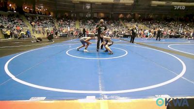 100 lbs Round Of 16 - Channing Dunn, Kingfisher vs Aiden Perdue, Choctaw Ironman Youth Wrestling