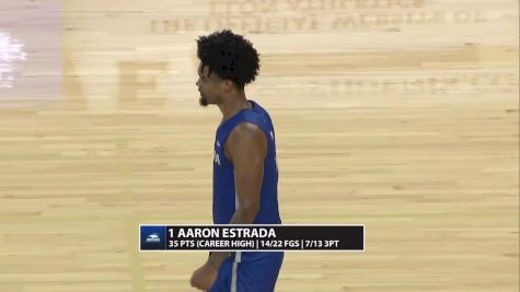 Hofstra's Aaron Estrada Goes For 40 Points