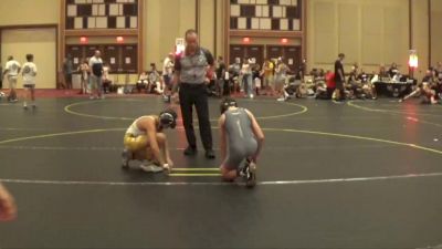 96 lbs Quarterfinals (8 Team) - Jax Sgrulletta, SVRWC Silver vs AJ Holmes, American MMA & Wrestling